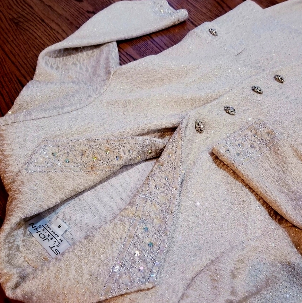A SAINT JOHN LONG DRESS